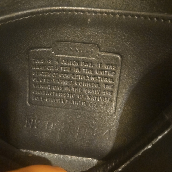 Vintage Coach Casino Bag 9924 Black - Picture 14 of 15